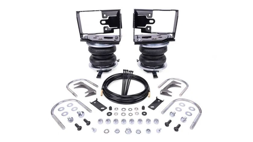57386 – AIR LIFT Helper Spring Kit, Air Spring Frame Mount Up To 5000 Pounds Of Leveling Capacity Air Adjustable From...